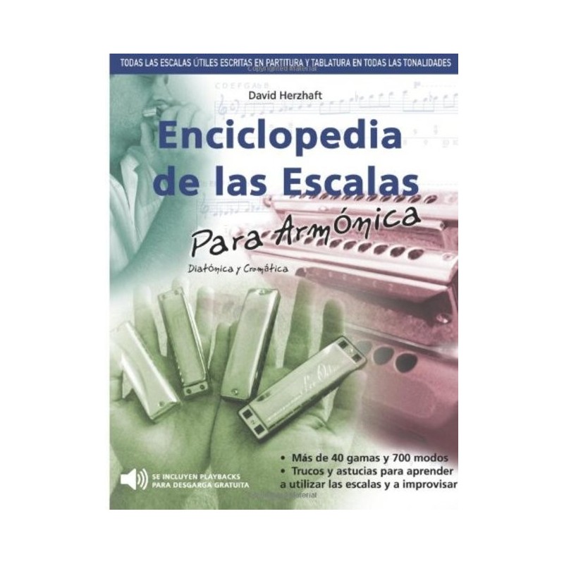 Enciclopedia de las Escalas para Armonica Harmonica School $19.90