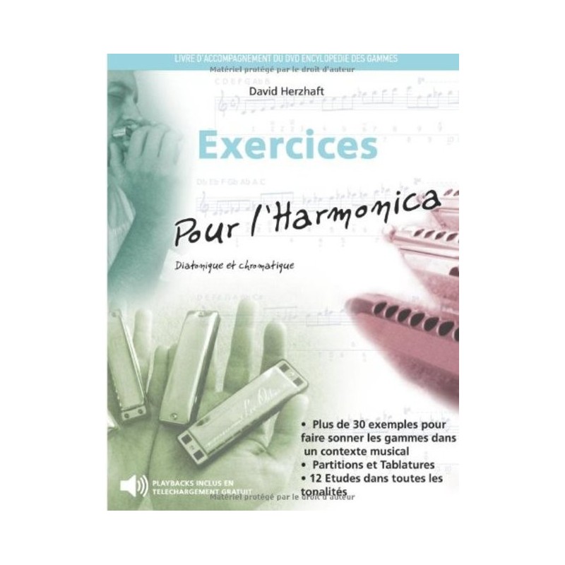 Exercices pour l'Harmonica Harmonica School Aprendizaje $14.90