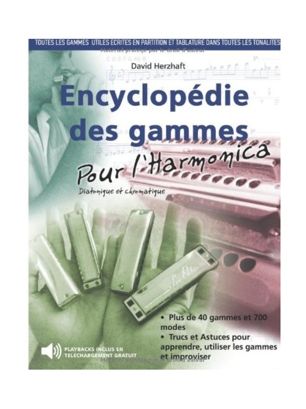 Encyclop√©die des gammes pour l'harmonica Imparare Harmonica School $19.90