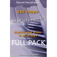 230 loops Play-along tracks in all Keys