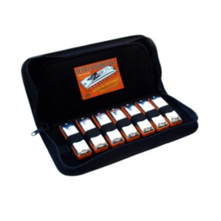 Session Steel 7 harmonica set with softcase