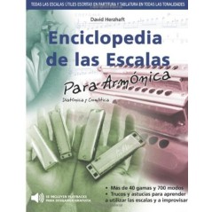 Enciclopedia de las Escalas para Armonica Harmonica School Aprendizaje $19.90