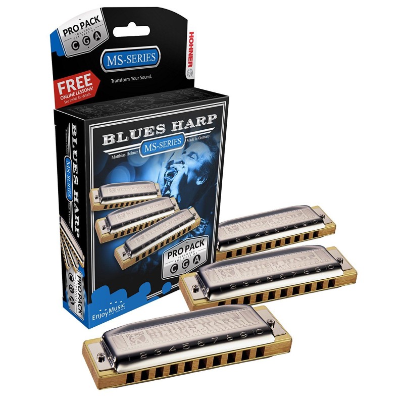 Hohner Blues Harp pro pack