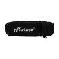 Harmonica case for 12 hole chromatic harmonica by Harmo – black zip pouch