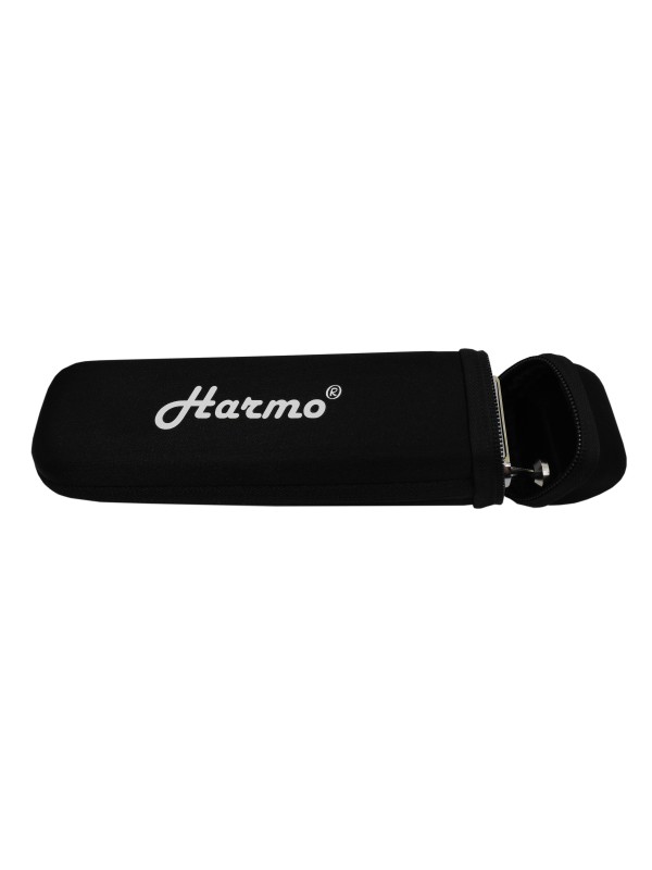 Harmonica case for 16 hole chromatic harmonica by Harmo – black zip pouch Custodia Valigetta HARMO $29.90
