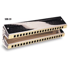 Double bass 39 holes harmonica for orchestral purposes