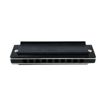 Custom Harmonica Black Aluminum - Key of C