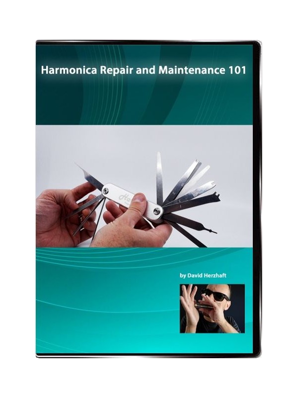 Harmonica repair and maintenance 101 DVD Harmonica School Mundharmonikas Lernen $29.90
