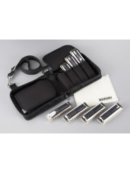 Suzuki Manji set of 7 harmonicas with carrying case and discount
