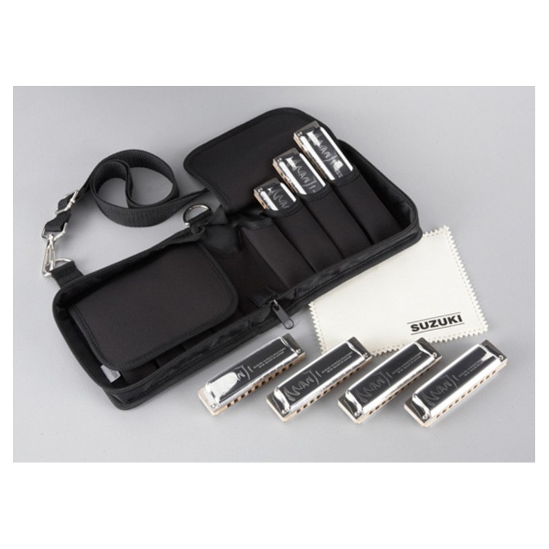 Suzuki Manji Set of 7 harmonicas