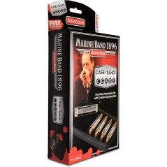 Hohner Marine Band propack 1896 5-piece Harmonica Set with Case