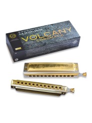 Seydel Volcany chromatic harmonica handmade in Germany - Brass comb In stock, special discount Free Shipping!