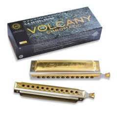 Seydel Volcany chromatic harmonica handmade in Germany - Brass comb In stock, special discount Free Shipping!
