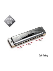 Solist pro 12 harmonica by Seydel. 3 octave harmonica with solist tuning