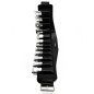 Harmonica Belt Leather microfiber for 12 harmonicas - Harmo