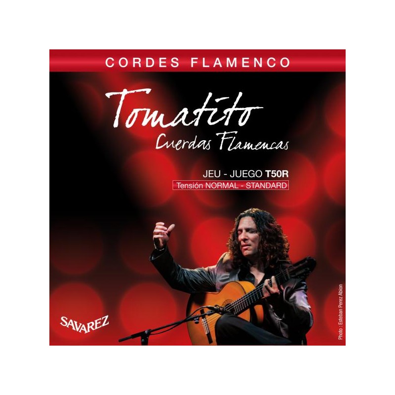 Savarez TOMATITO NORMAL TENSION T50R - Flameco guitar strings