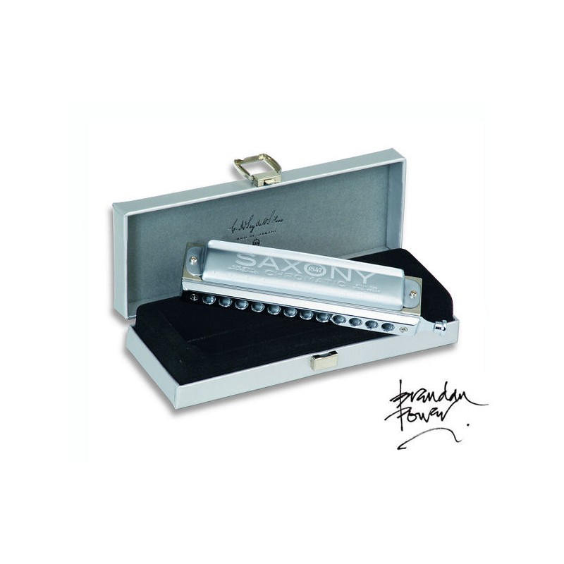 Brendan Power - Power chromatic harmonica by Seydel. Saxony model special in stock, Free Shipping!