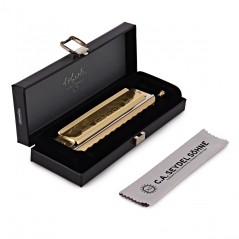 Seydel Volcany chromatic harmonica handmade in Germany - Brass comb In stock, special discount Free Shipping!
