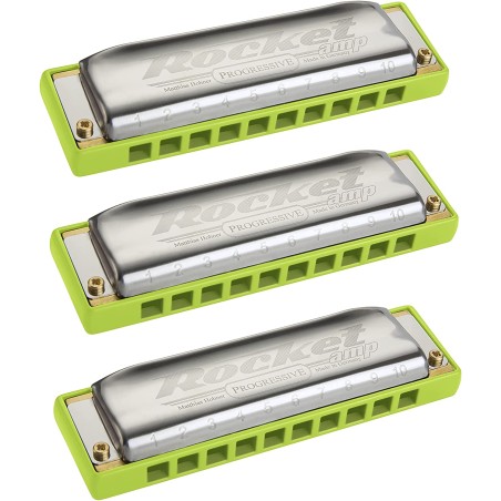 Hohner Rocket amp pro pack set of 3