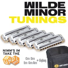 Seydel 1847 CLASSIC - Wilde Minor Tuning (Set of 5) diatonic harmonicas