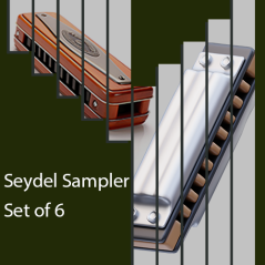 Seydel 1847 harmonica Classic - Silver - Noble - Lightning special bundle