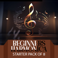 Beginners harmonica starter pack Hohner - Suzuki- Harmo- Lee Oskar - Seydel mix set