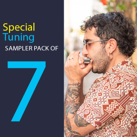 Special Tuned harmonicas sampler set Hohner, Harmo, Lee Oskar, Seydel - special deal!