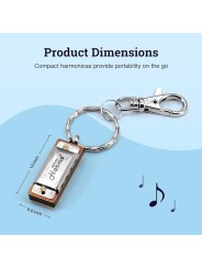 mini-mo harmonica key chain in stock