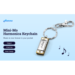 mini key chain harmonica by harmo