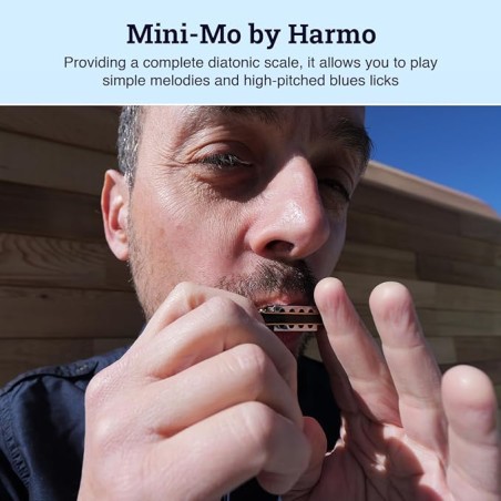 Mini harmonica - Harmo 4 hole harmonica key chain