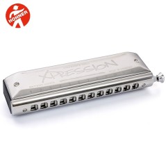 Hohner Chromonica Xpression 12-hole chromatic harmonica key of C, $209 Free shipping!
