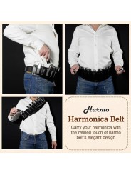 belt bag by harmo for 12 harmonicas in stock