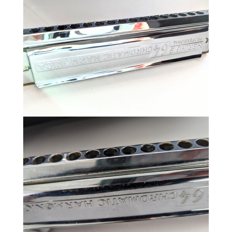 Chromatic harmonica Cleaning