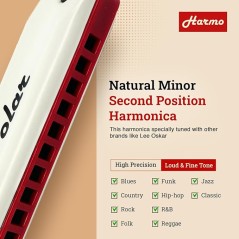 Harmo Polar natural minor tuning in stock harmonica