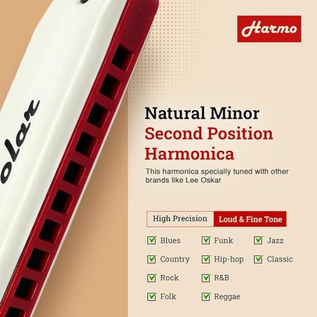 Harmo Polar Natural minor harmonica