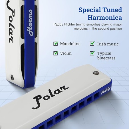 Harmo Polar Paddy Richter harmonica