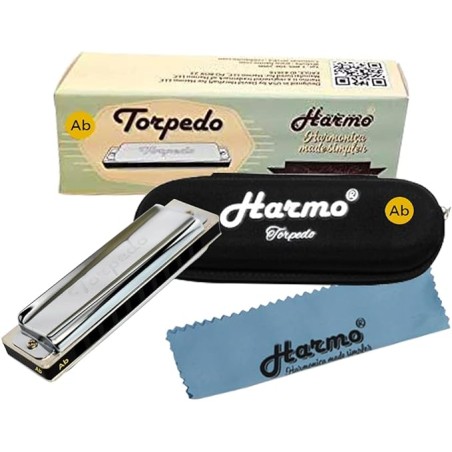 Harmo Torpedo Diatonic Harmonica - overblow setup