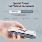 Harmo Polar valved harmonica 12 key Pack