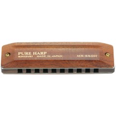 Suzuki Pure Harp Koa wood harmonica for sale in stock - Free shipping