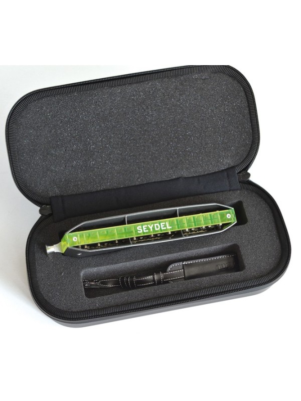 Seydel Symphony 64 Acrylic – 16-Hole Chromatic Harmonica