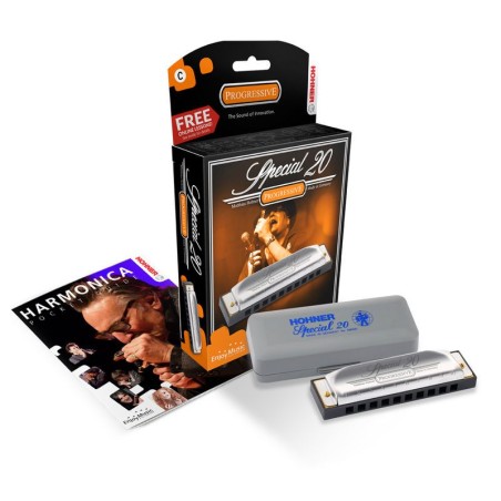 Beginners harmonica learning combo of 8