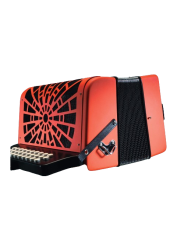 Hohner Compadre GCF Accordion with Gig Bag - ORANGE