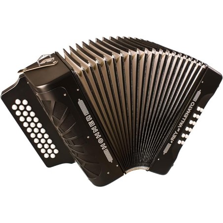 Hohner El Rey del Vallenato Accordion - Black