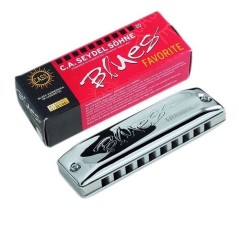 Seydel Blues Favorite Harmonica Set 12 with a Softcase