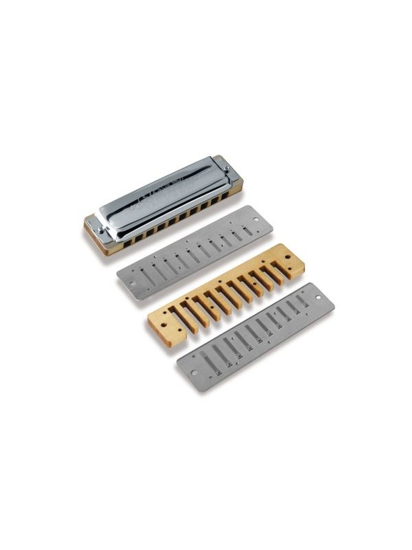 Harmonica Seydel Blues 1847 Classic Low F - Accord Bas, Anches Acier Inox, Corps Noyer - Le Plus Grave Du Monde