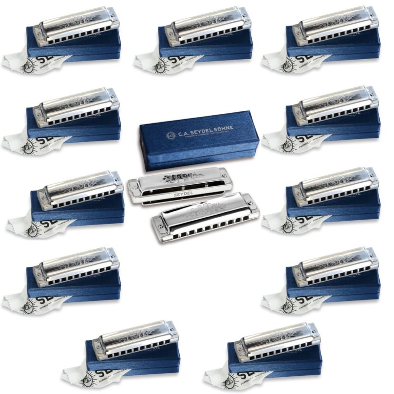 Seydel 1847 Lightning Harmonica Set of 12