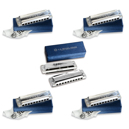 Seydel 1847 Lightning Set Of 5 Harmonicas