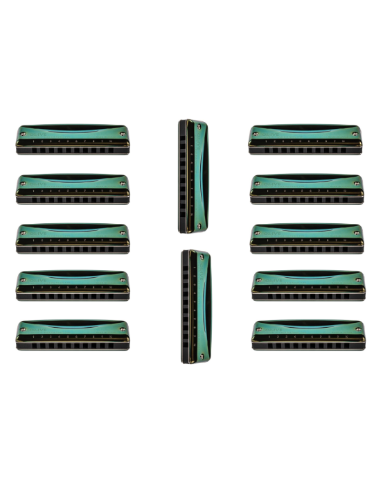 Suzuki Olive harmonica Set of 12