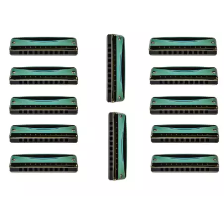 Suzuki Olive harmonica Set of 12