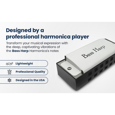 Harmo Bass Harp Harmonica